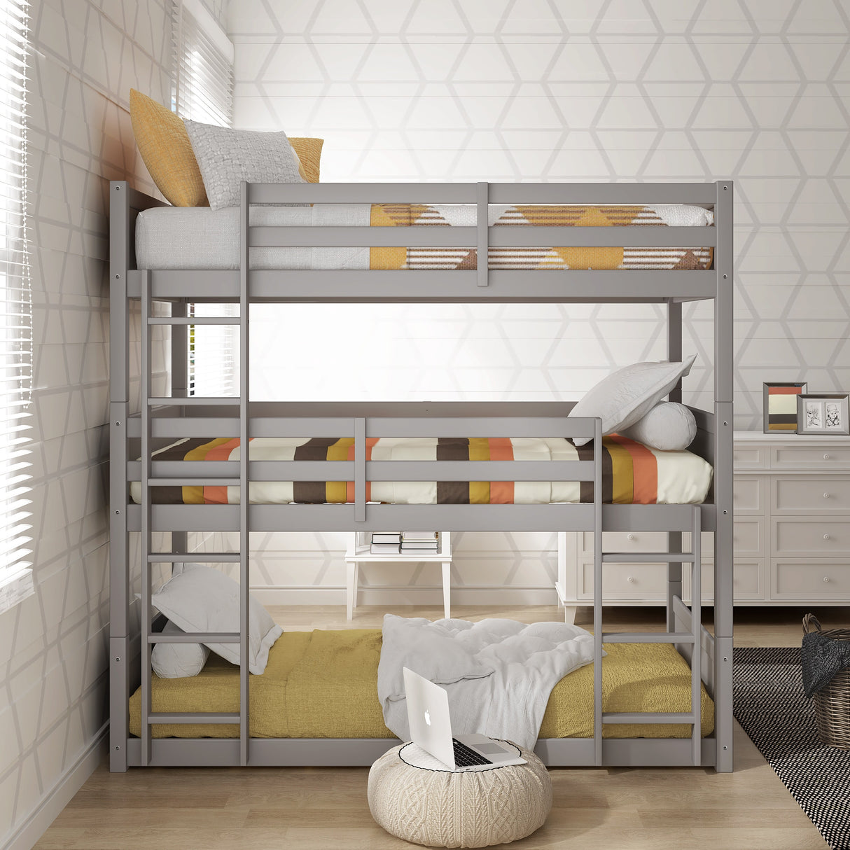 Living Essentials by Hillsdale Capri Wood Bunk Bed