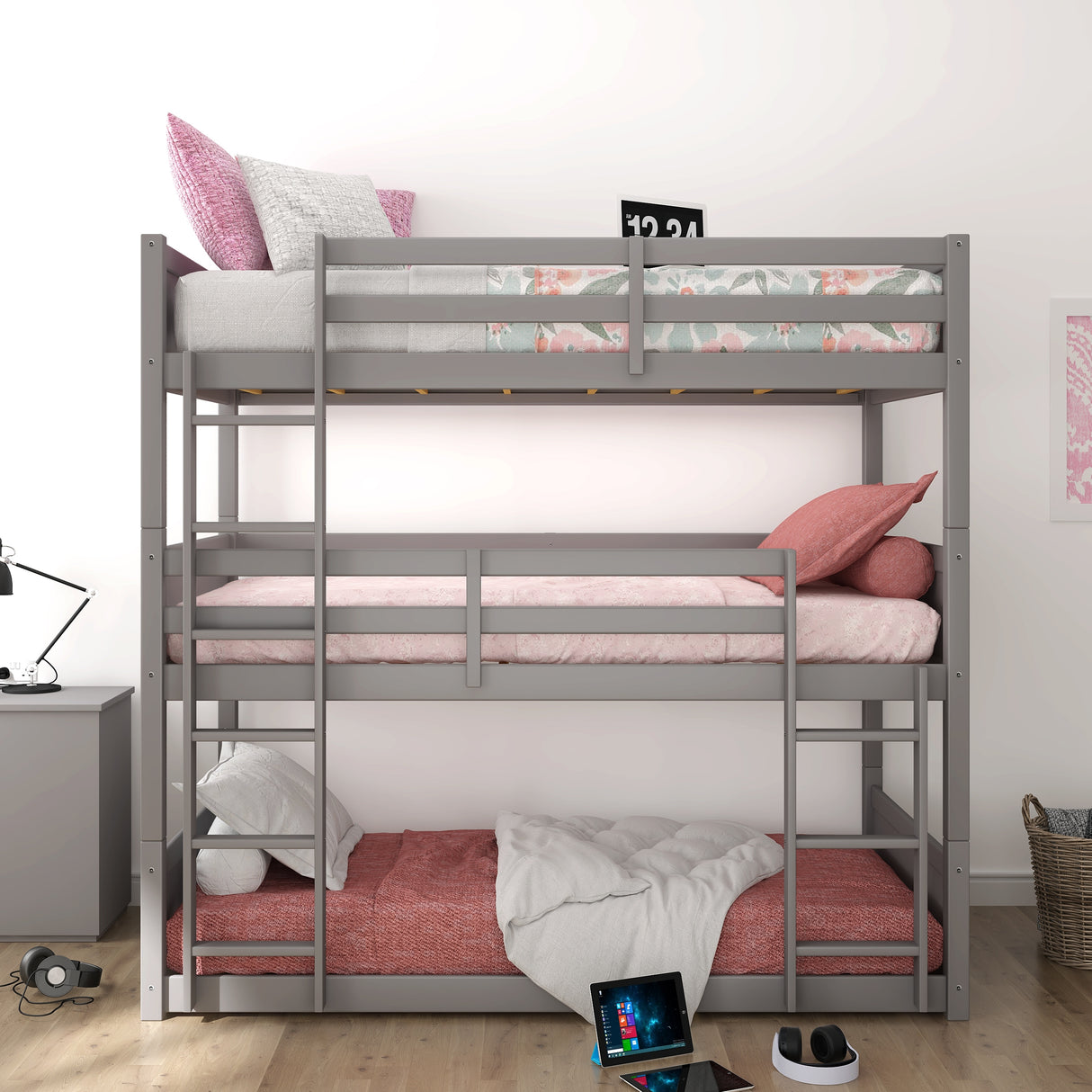 Living Essentials by Hillsdale Capri Wood Bunk Bed