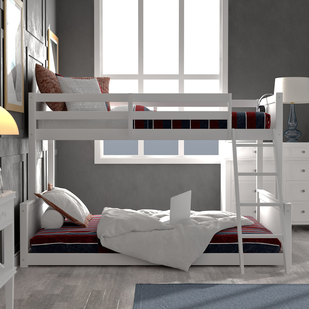 Living Essentials by Hillsdale Capri Wood Bunk Bed