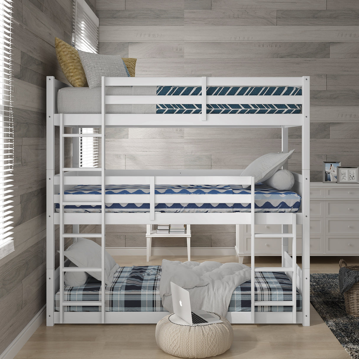 Living Essentials by Hillsdale Capri Wood Bunk Bed