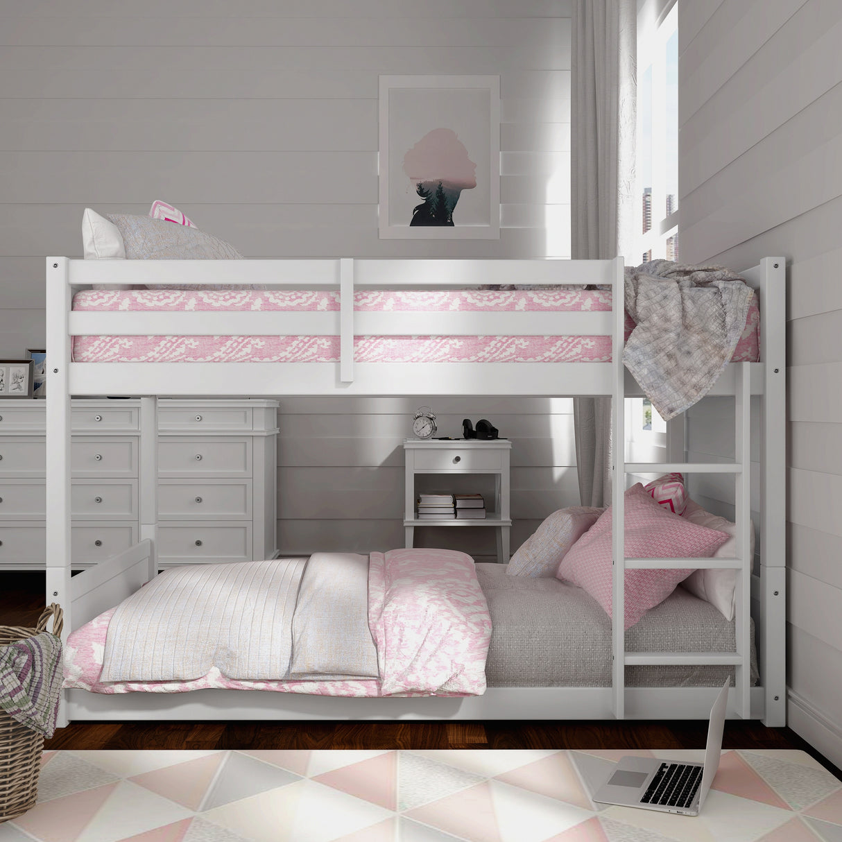 Living Essentials by Hillsdale Capri Wood Bunk Bed