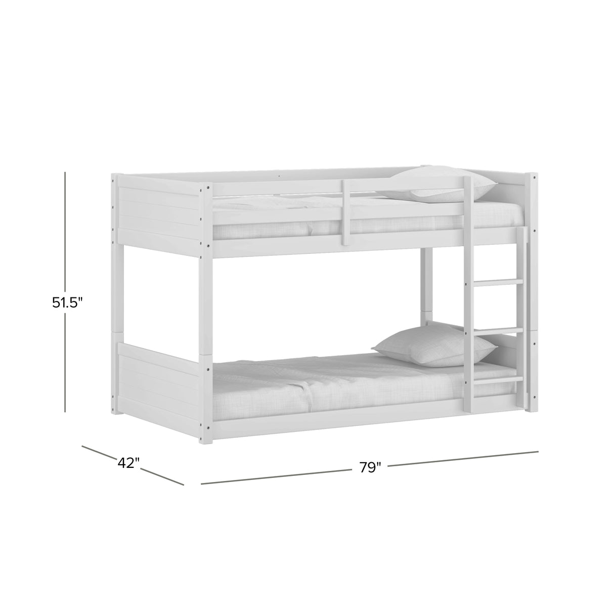Living Essentials by Hillsdale Capri Wood Bunk Bed