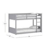 Living Essentials by Hillsdale Capri Wood Bunk Bed
