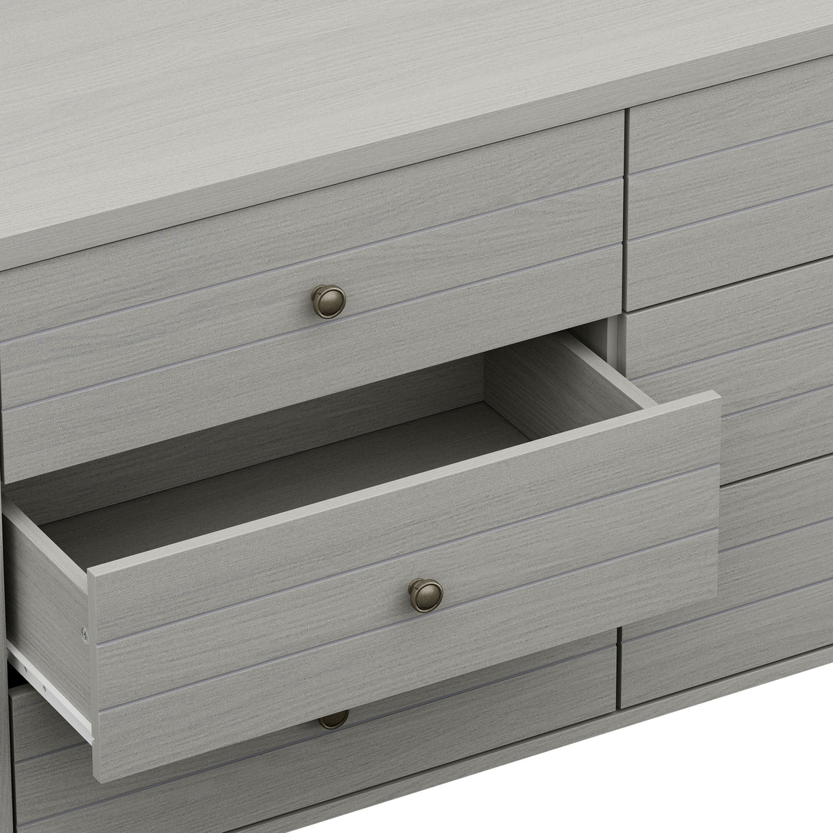Living Essentials by Hillsdale Harmony Wood 6 Drawer Dresser