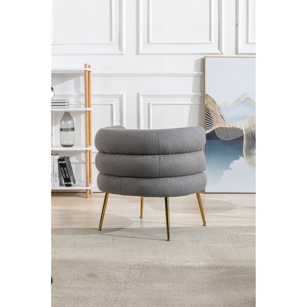 Living Room Accent Chair Plush Touch Lounge Chair & Tufted Cushions