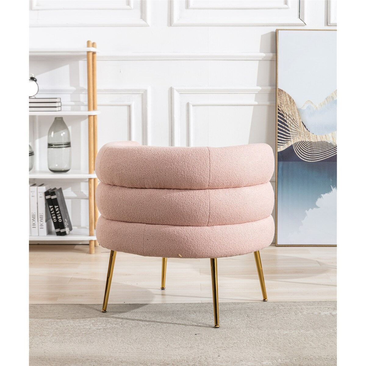 Living Room Accent Chair Plush Touch Lounge Chair & Tufted Cushions