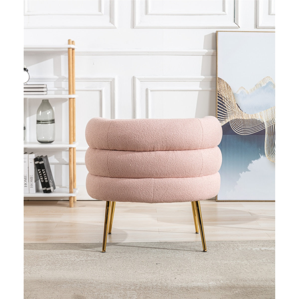 Living Room Accent Chair Plush Touch Lounge Chair & Tufted Cushions