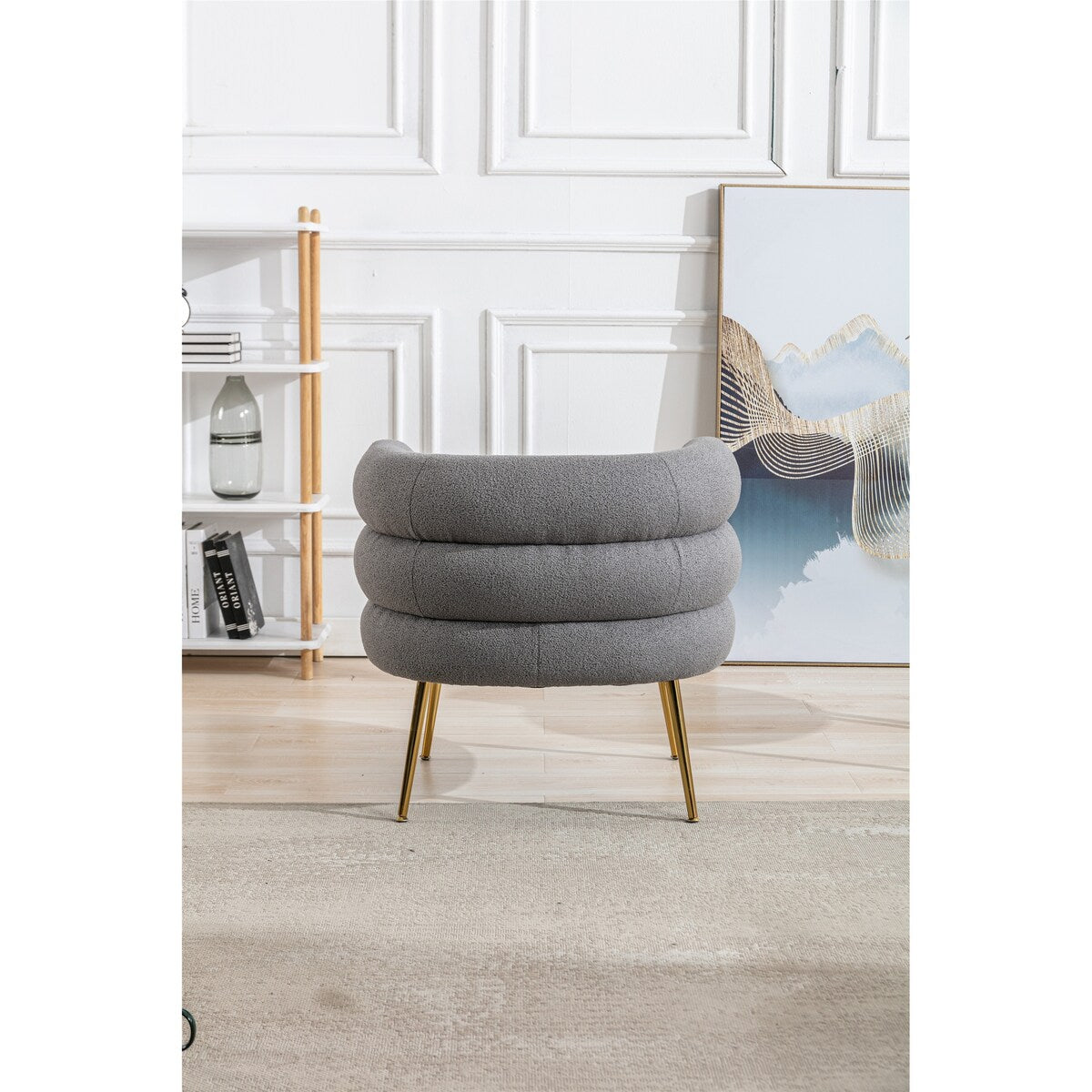 Living Room Accent Chair Plush Touch Lounge Chair & Tufted Cushions