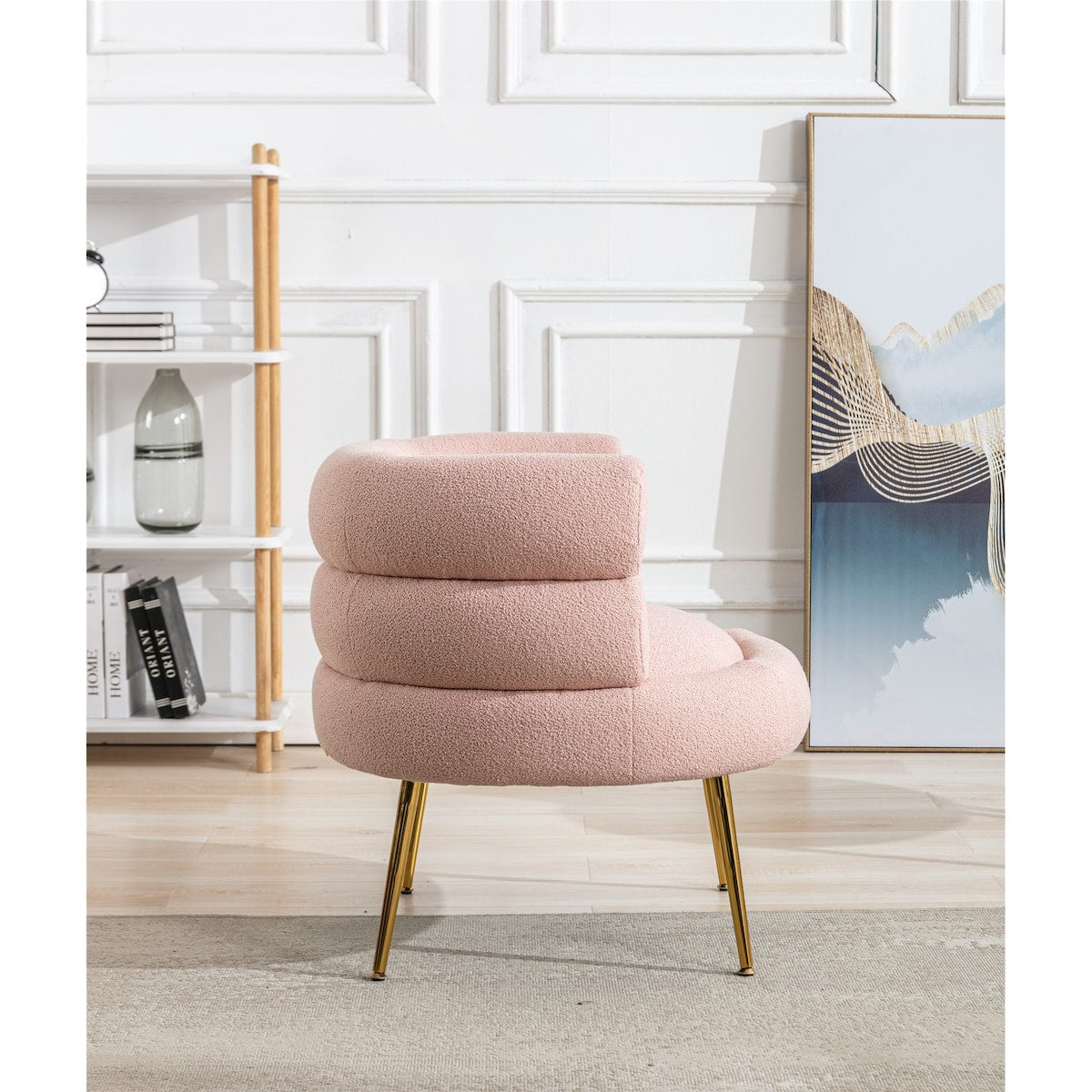 Living Room Accent Chair Plush Touch Lounge Chair & Tufted Cushions