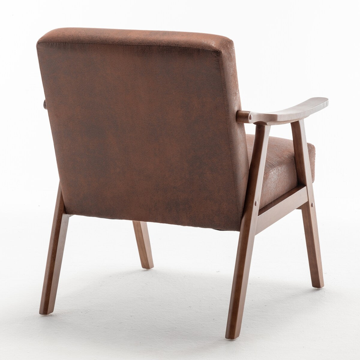 Living Room Chair with Solid Wood Frame, Accent Chair Extra-Thick Backrest, Wingback Chair for Bedroom, Lounge Chair Indoor