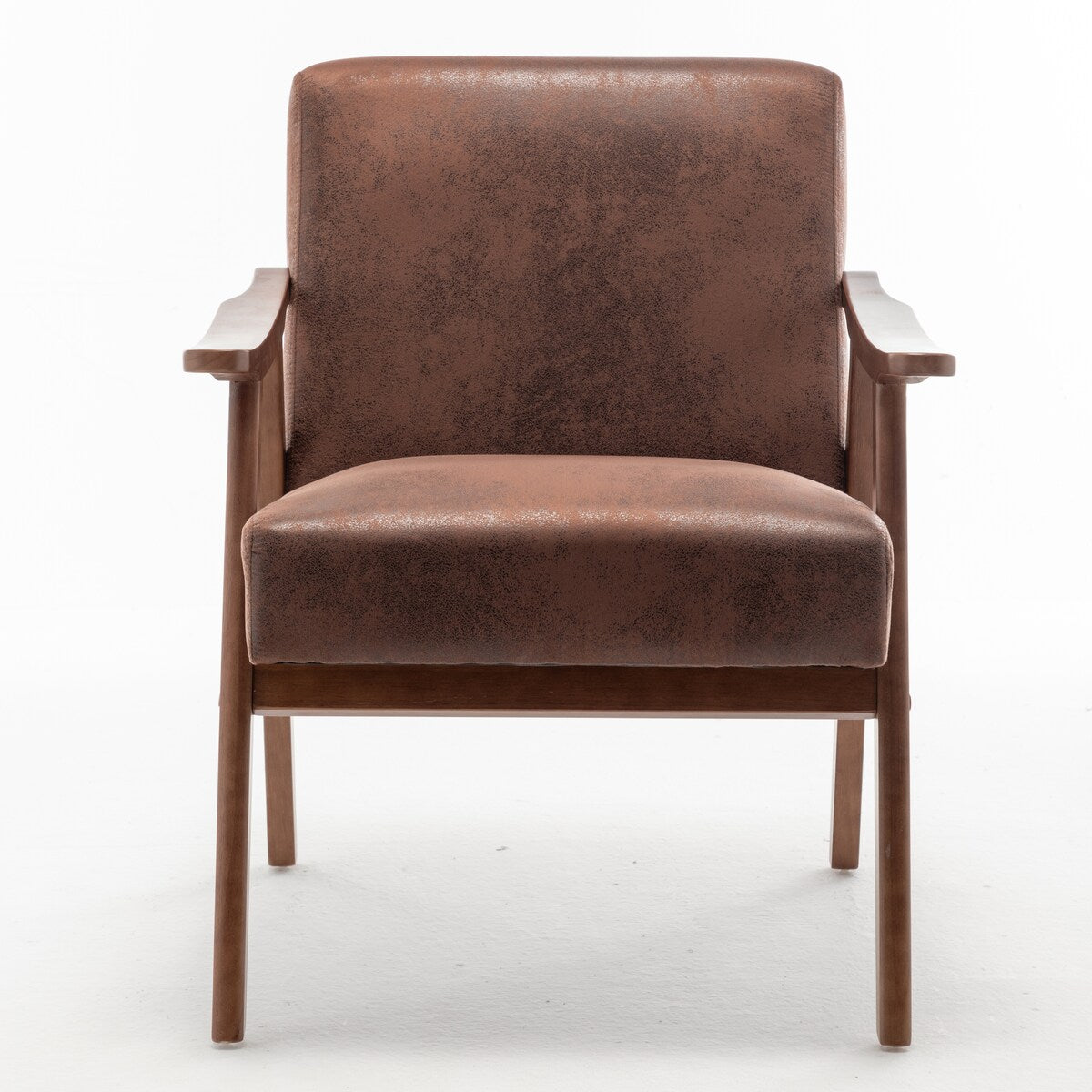 Living Room Chair with Solid Wood Frame, Accent Chair Extra-Thick Backrest, Wingback Chair for Bedroom, Lounge Chair Indoor