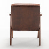 Living Room Chair with Solid Wood Frame, Accent Chair Extra-Thick Backrest, Wingback Chair for Bedroom, Lounge Chair Indoor