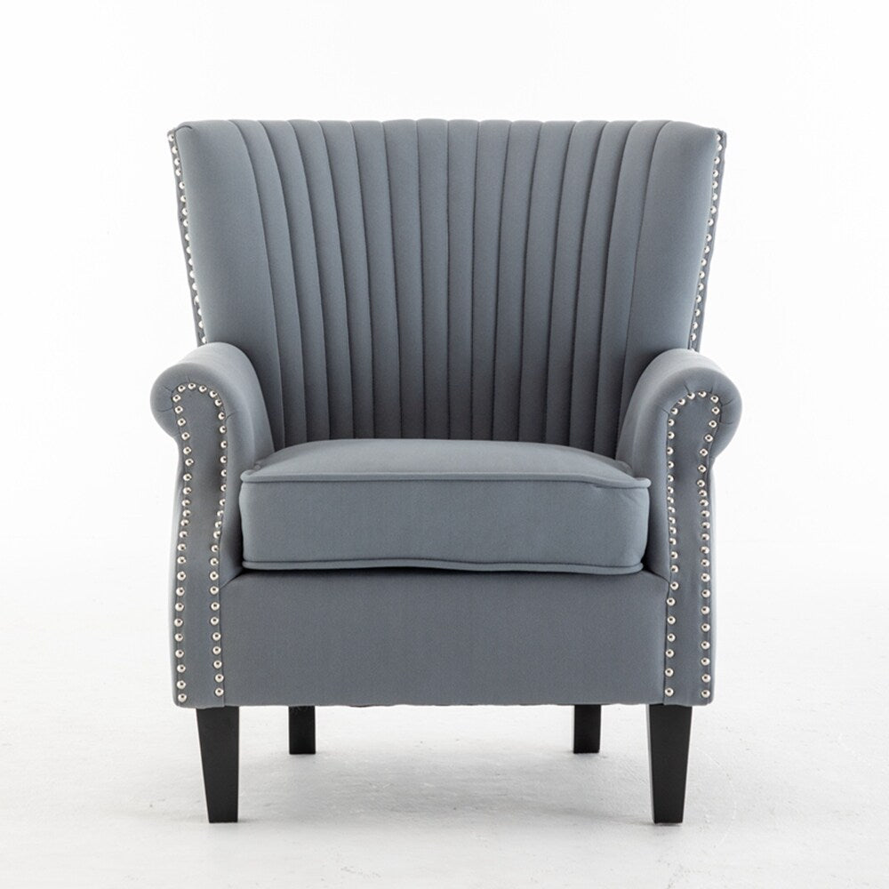 Living Room Tufted Wingback Chair Accent Chair