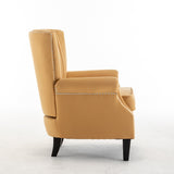 Living Room Tufted Wingback Chair Accent Chair