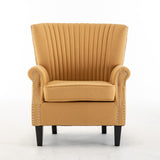 Living Room Tufted Wingback Chair Accent Chair
