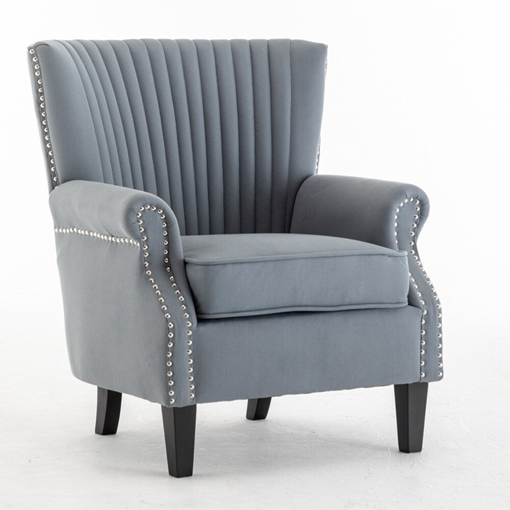Living Room Tufted Wingback Chair Accent Chair