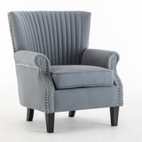 Living Room Tufted Wingback Chair Accent Chair