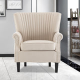 Living Room Tufted Wingback Chair Accent Chair