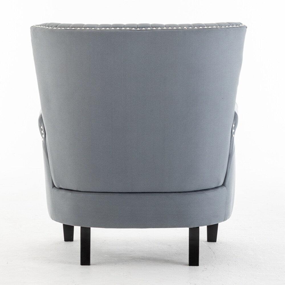 Living Room Tufted Wingback Chair Accent Chair
