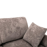 Living Room U-shape Sectional Sleeper Sofa with Chaise and Ottoman, Recliner Sofa with Removable Cushions and Pillows