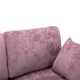 Living Room U-shape Sectional Sleeper Sofa with Chaise and Ottoman, Recliner Sofa with Removable Cushions and Pillows