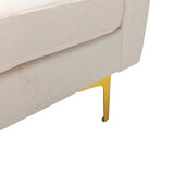 Living Room U-shape Sectional Sleeper Sofa with Chaise and Ottoman, Recliner Sofa with Removable Cushions and Pillows