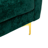 Living Room U-shape Sectional Sleeper Sofa with Chaise and Ottoman, Recliner Sofa with Removable Cushions and Pillows