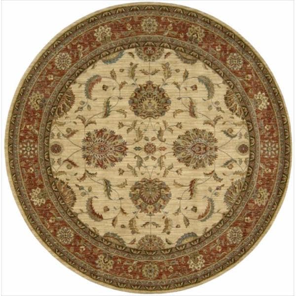 Nourison Living Treasures Persian Border Floral Area Rug