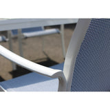 Lizy 5 Pc Oceanside Blue Dining Set