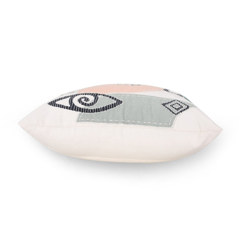 Loaldo Modern Handcrafted Fabric Pillow Cover by Christopher Knight Home
