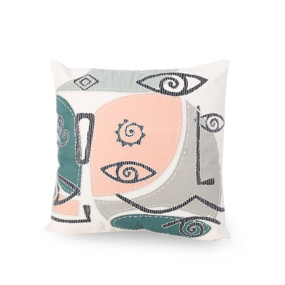Loaldo Modern Handcrafted Fabric Pillow Cover by Christopher Knight Home