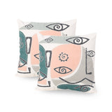Loaldo Modern Handcrafted Fabric Pillow Cover by Christopher Knight Home