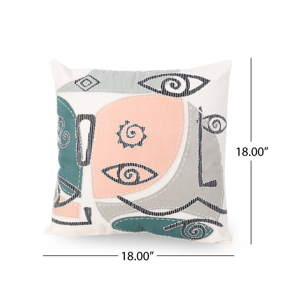 Loaldo Modern Handcrafted Fabric Pillow Cover by Christopher Knight Home
