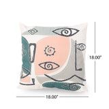 Loaldo Modern Handcrafted Fabric Pillow Cover by Christopher Knight Home