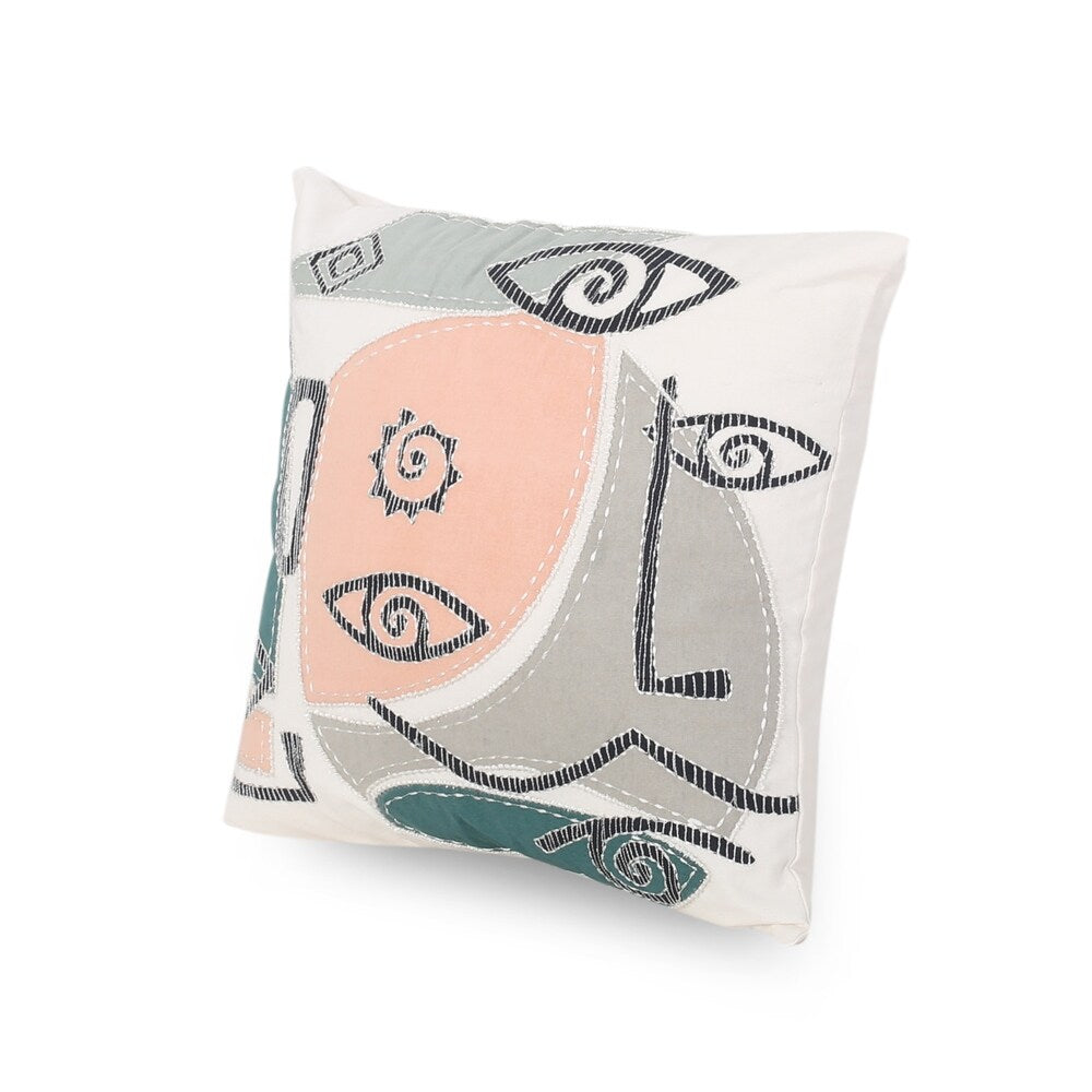 Loaldo Modern Handcrafted Fabric Pillow Cover by Christopher Knight Home