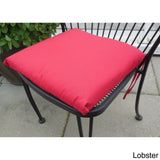 EDIE Sonic Double Diamond Indoor/ Outdoor Chair Pad (Pack of 2)
