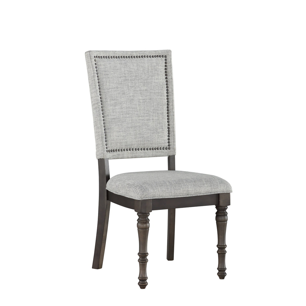Steve Silver Lockwood Dining Set with Upholstered Side Chairs