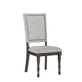 Steve Silver Lockwood Dining Set with Upholstered Side Chairs