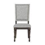 Steve Silver Lockwood Dining Set with Upholstered Side Chairs