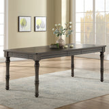 Steve Silver Lockwood Dining Set with Upholstered Side Chairs