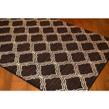Loft Arrie Quatrefoil Brown Rug (7'10 x 10') - 7'10" x 10'