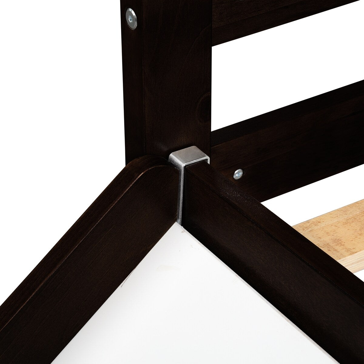 Loft Bed with Slide, Multifunctional Design, Twin(Espresso)