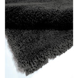 Loft Collection Black Indoor Olefin Area Rug (5'3 x 7'6)