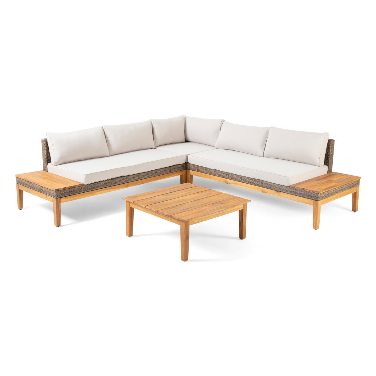 Loft Outdoor 5-pc. Cushioned Sectional Set by Christopher Knight Home