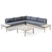 Loft Outdoor 5-pc. Cushioned Sectional Set by Christopher Knight Home