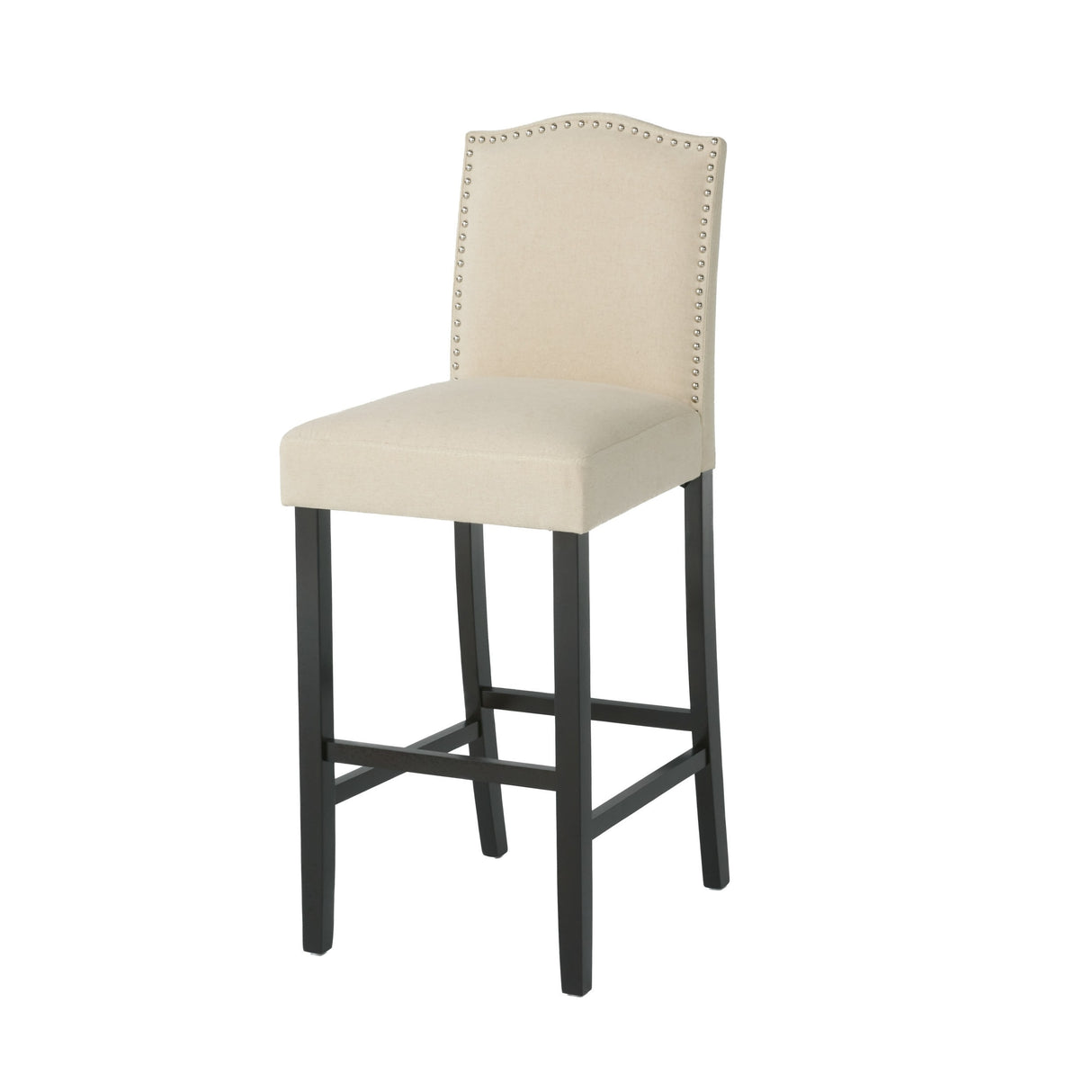 Logan 30-inch Fabric Backed Barstool by Christopher Knight Home (Set of 2) - 18.63" D x 22.00" W x 45.00" H