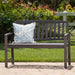 Loja Outdoor Acacia Wood Bench by Christopher Knight Home