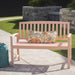 Loja Outdoor Acacia Wood Bench by Christopher Knight Home