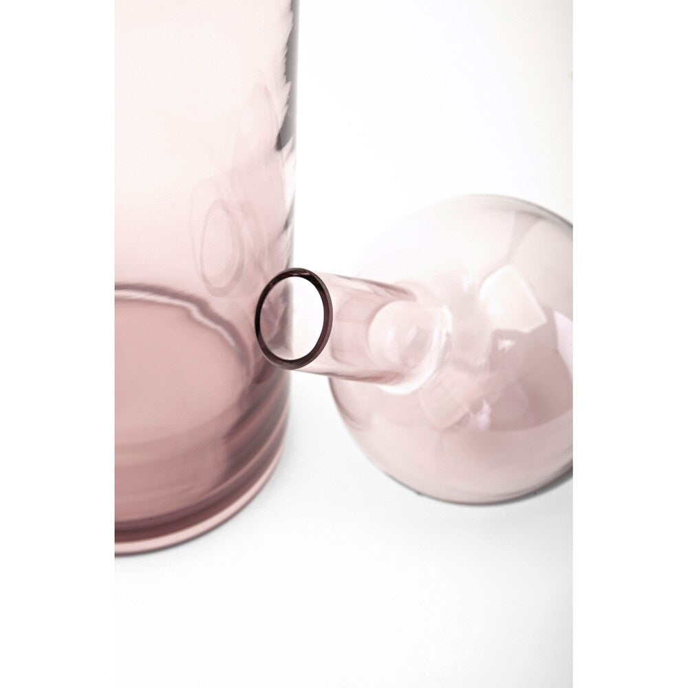 Loletta Pink Medium Glass Bottle with Stopper
