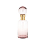 Loletta Pink Medium Glass Bottle with Stopper